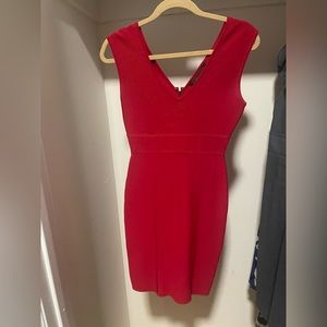 Bcbg red bandage dress